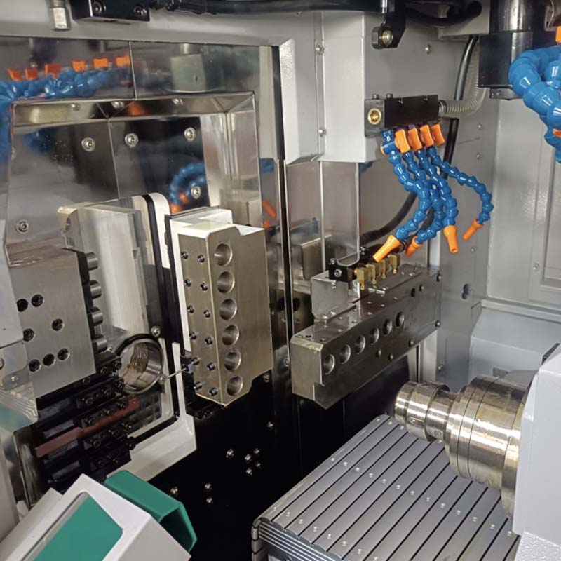 D206D Husillo el&eacute;ctrico de 6 ejes Torno suizo Alta precisi&oacute;n Alta velocidad Alta precisi&oacute;n Bajo ruido Herramienta viva Cama de m&aacute;quina inclinada Syntec