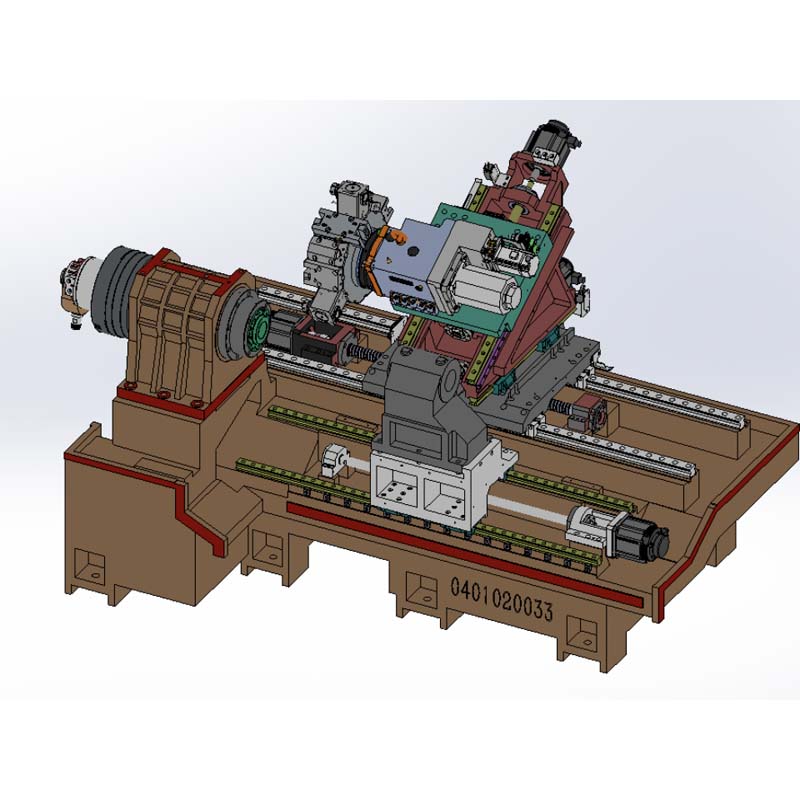 Centro compuesto de torneado y fresado CNC MSY300